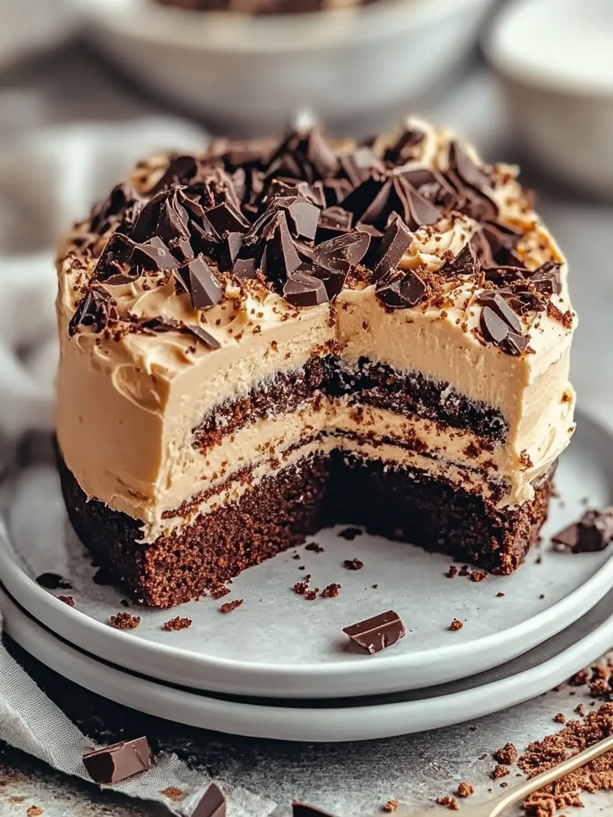 Schoko Karottenkuchen mit Frischkäse Frosting für Genussmomente 2 Schoko Karottenkuchen Frischkäse Frosting