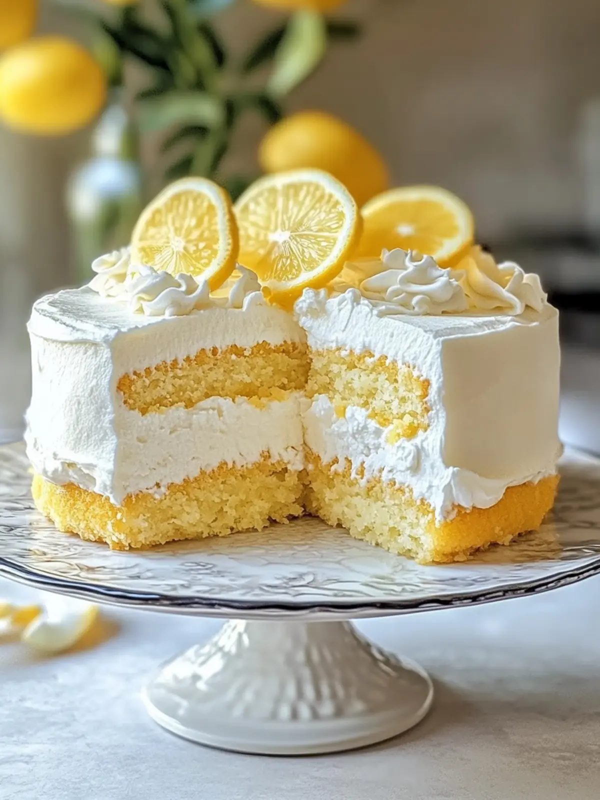 Erfrischender Italienischer Zitronencreme-Kuchen für deine Feier 5 Italienischer Zitronencreme-Kuchen