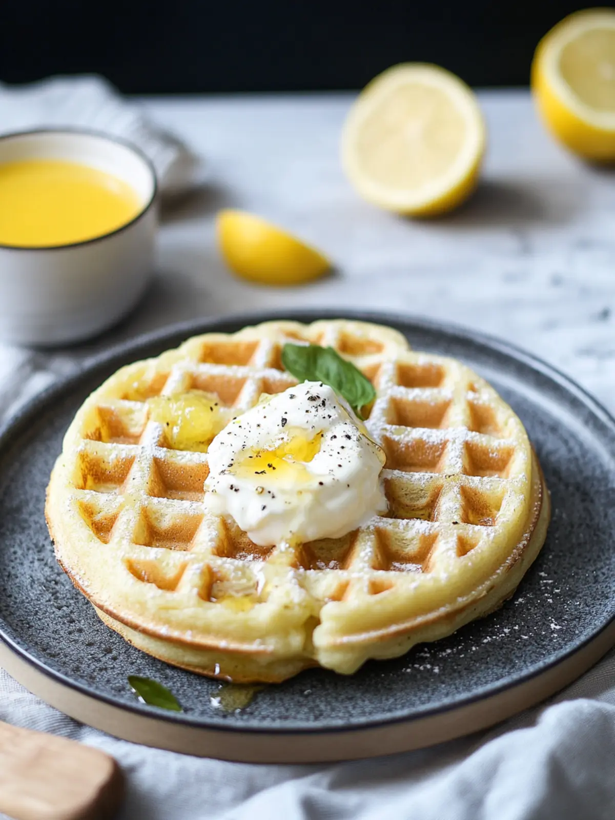 Zitronen-Mohnsamen-Waffeln: Der frische Brunch-Hit! 5 Zitronen-Mohnsamen-Waffeln