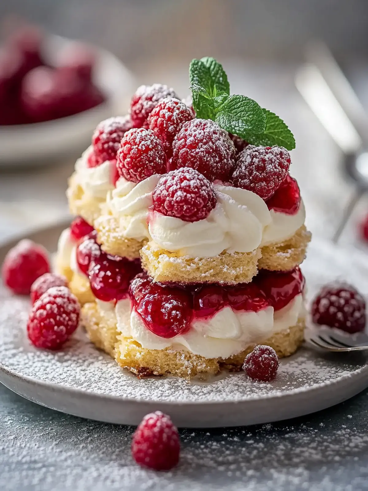 Vanillekipferl Dessert mit Himbeeren – Genuss ohne Alkohol 2 Vanillekipferl Dessert mit Himbeeren – alkoholfrei genießen