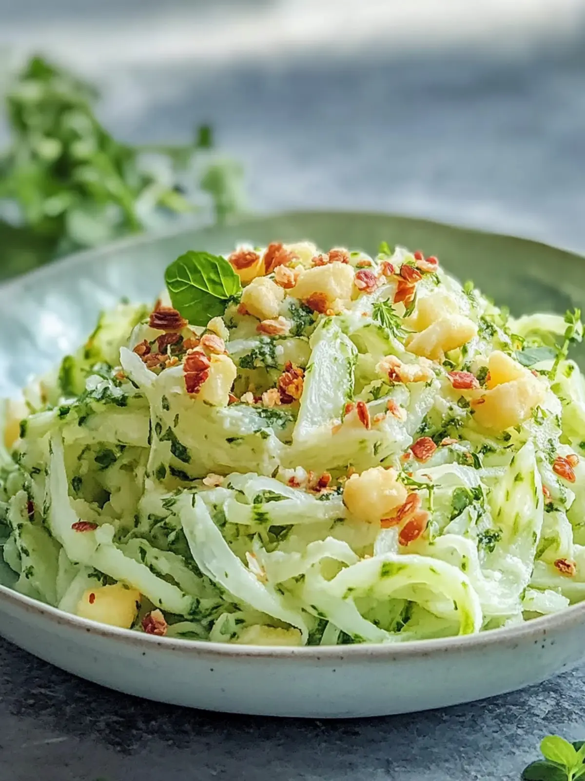 Frischer Kohlrabi-Möhren-Salat