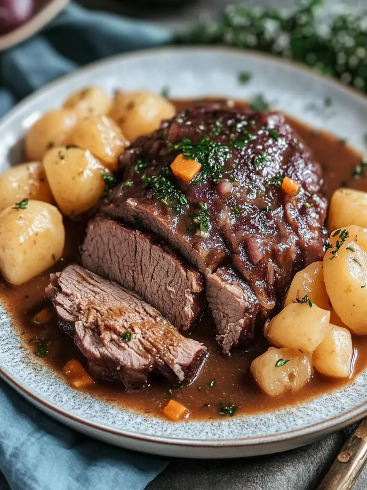 Klassischer Rindersauerbraten Rezept – Herzhaft und Zart genießen 5 Klassischer Rindersauerbraten Rezept