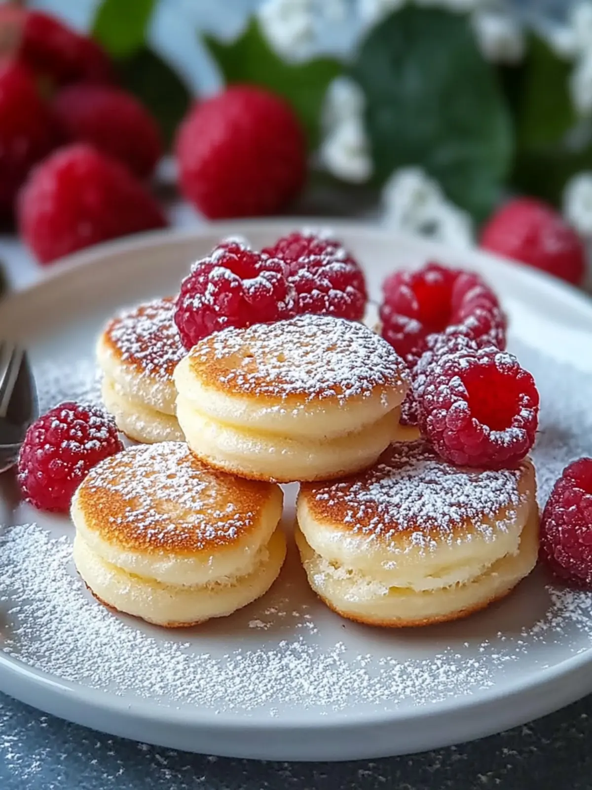 Fluffige Mini Deutsche Pfannkuchen Rezept für jedes Frühstück 4 Mini deutsche Pfannkuchen Rezept
