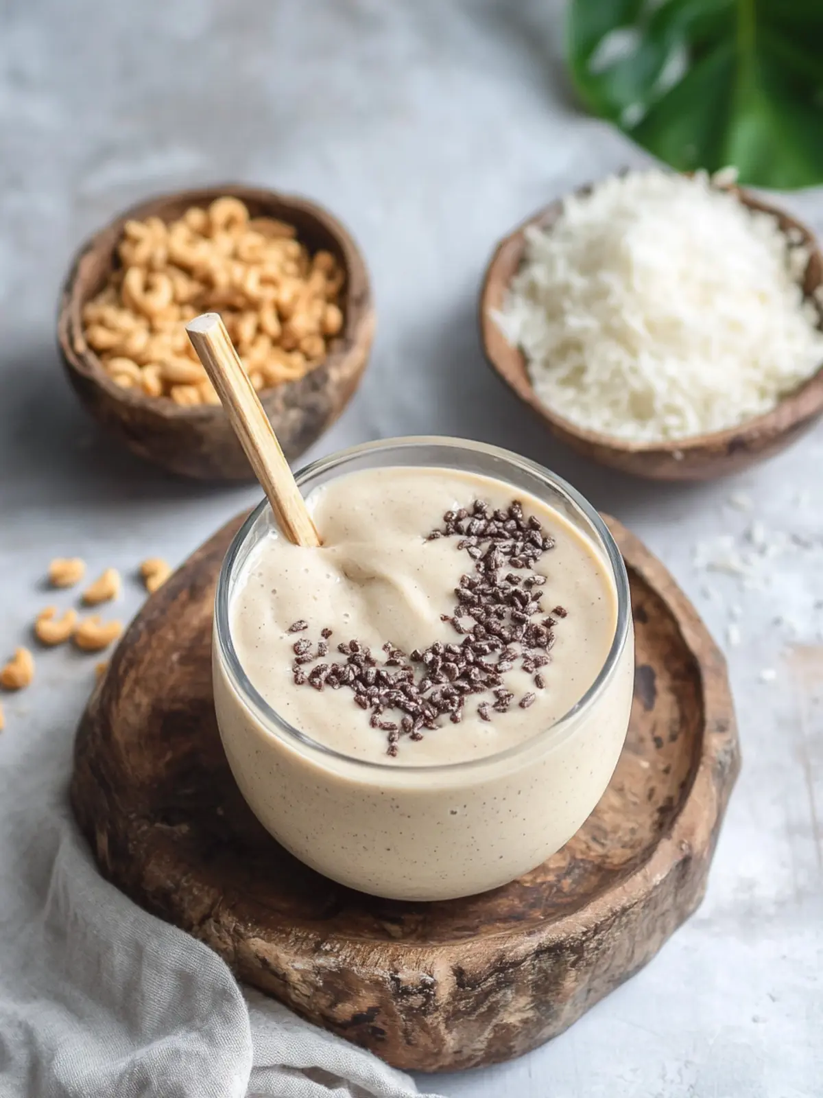Verführerische Vanille Kokosnuss Smoothie Schüssel für jeden Tag 4 Vanille Kokosnuss Smoothie Schüssel