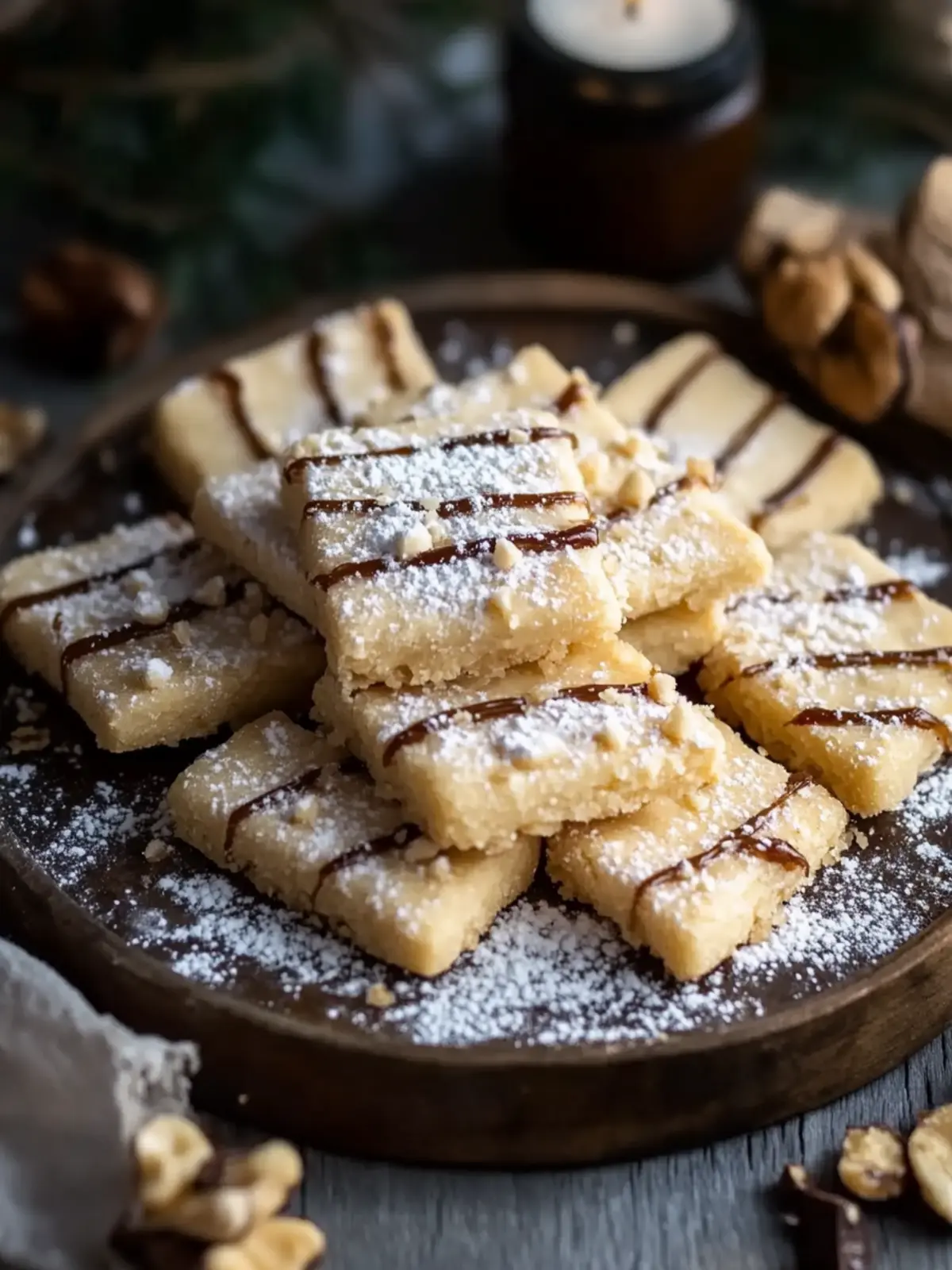 Butterkekse mit Nougat
