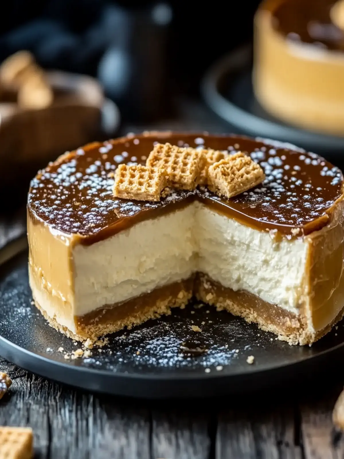 Biscoff gesalzener Karamell Käsekuchen für süße Momente 3 Biscoff gesalzener Karamell Käsekuchen