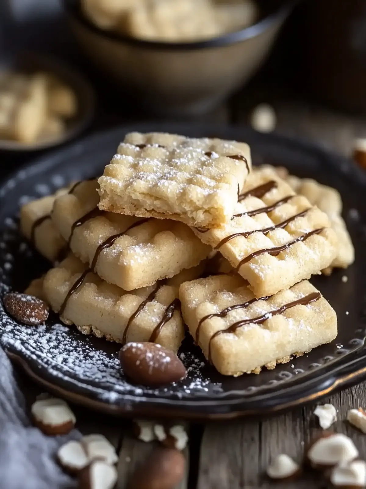 Butterkekse mit Nougat – Die perfekten Weihnachtsplätzchen 4 Butterkekse mit Nougat