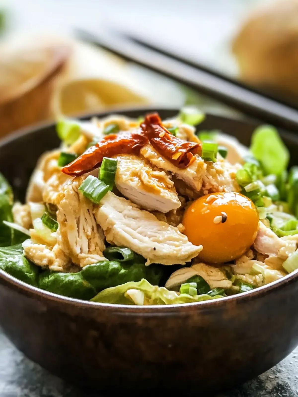 Würziger Jalapeno-Hühnchensalat für köstliche Meal Prep-Gaumenfreuden 3 Würziger Jalapeno-Hühnchensalat für geschmackvolle Mahlzeitenvorbereitung