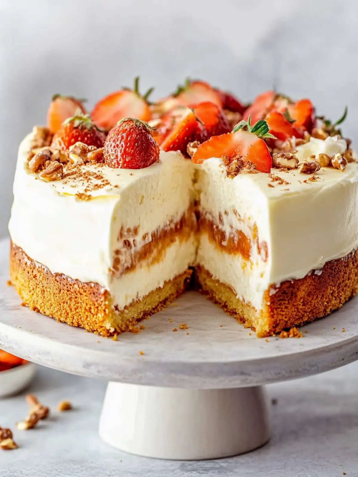 Karottenkuchen Käsekuchen