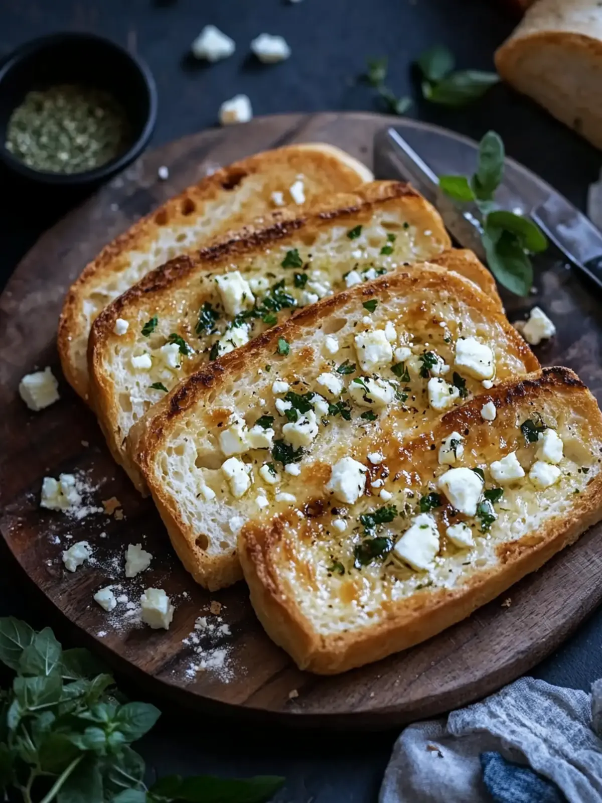 Feta-Brot aus der Heißluftfritteuse: Einfach & Lecker! 4 Feta-Brot aus der Heißluftfritteuse