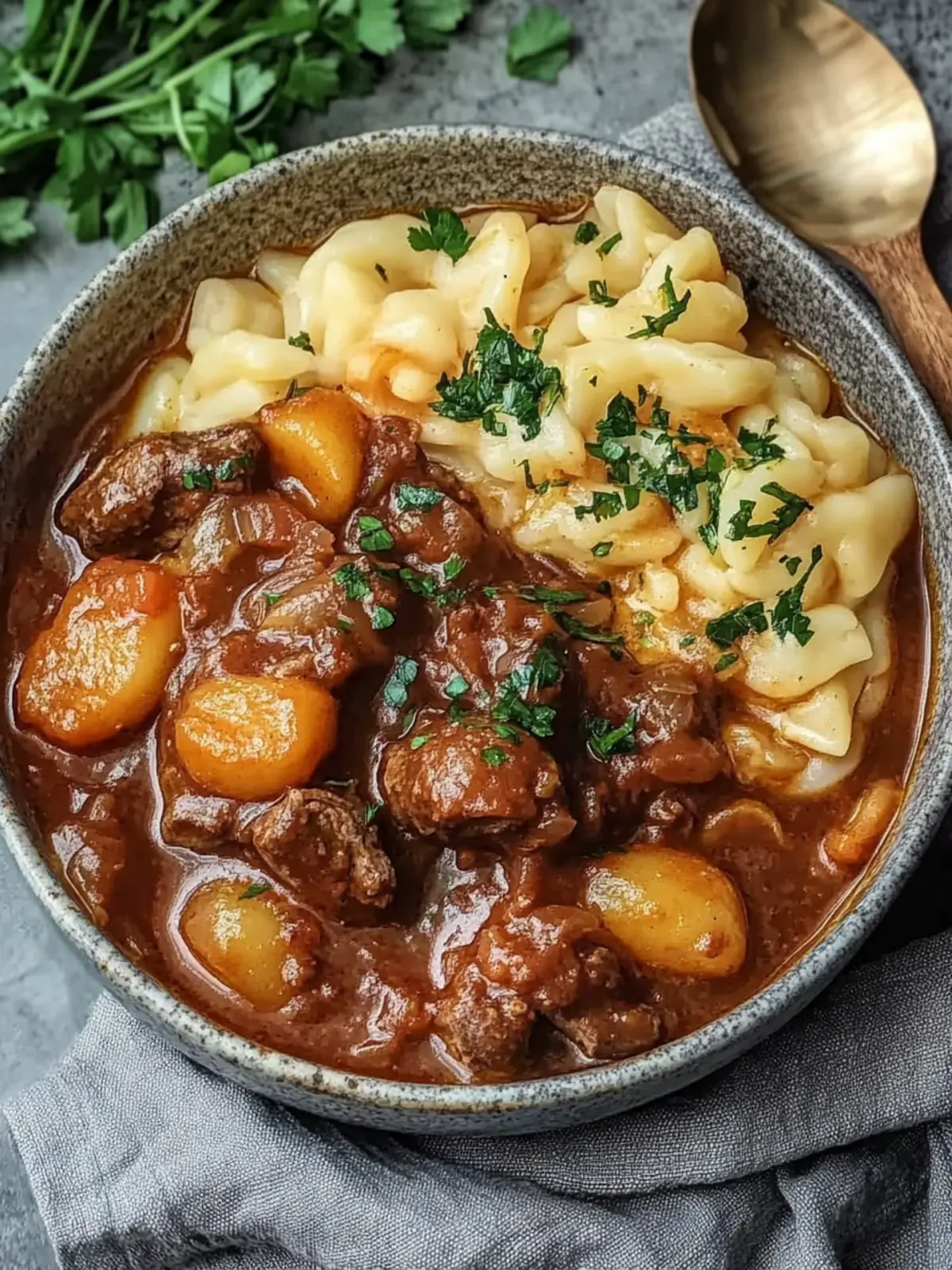 Herzhaftes deutsches Gulasch: Seelenwärmer für kalte Abende 2 Herzhaftes deutsches Gulasch