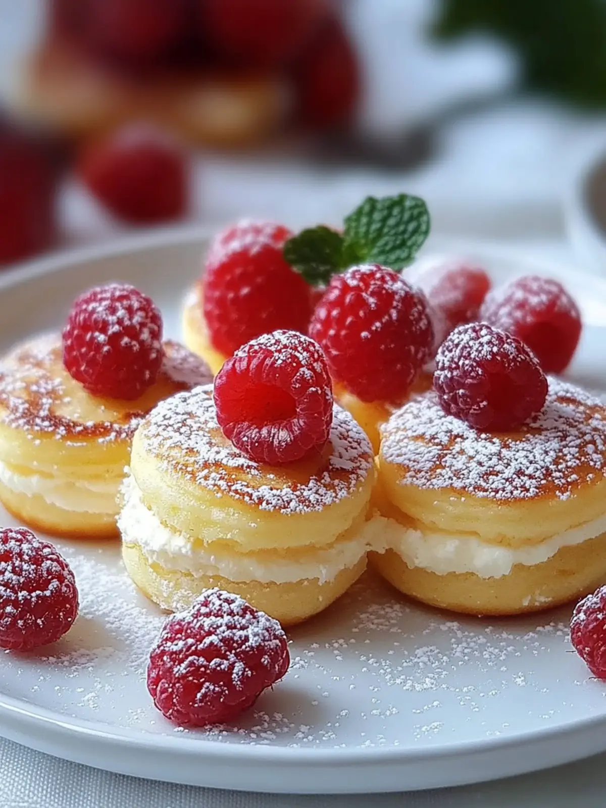 Fluffige Mini Deutsche Pfannkuchen Rezept für jedes Frühstück 2 Mini deutsche Pfannkuchen Rezept
