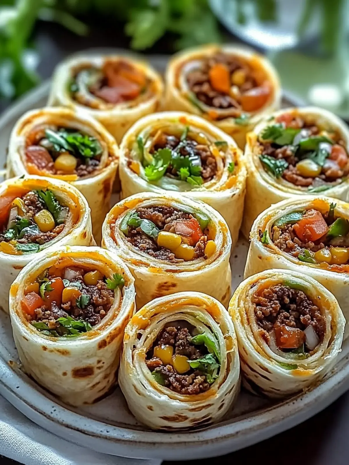 Leckere Taco Pinwheels für jeden Anlass: Schnelle Snack-Idee 3 Leckere Taco Pinwheels für jeden Anlass