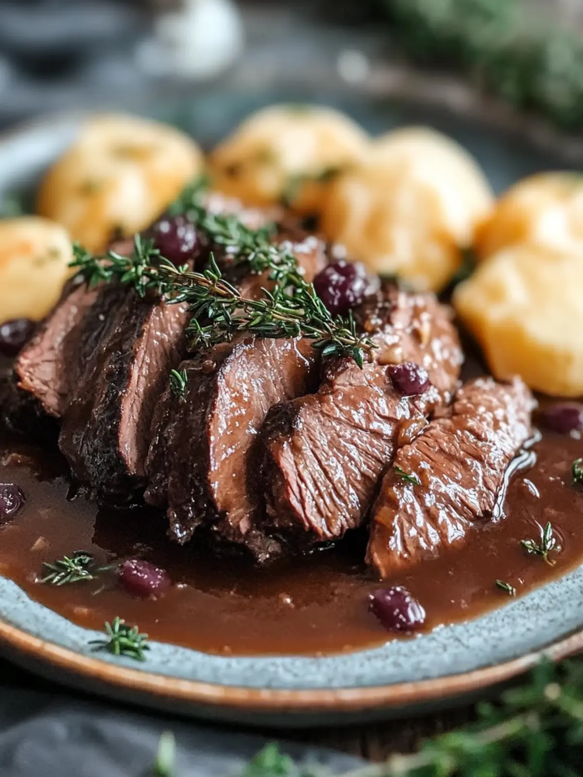 Klassischer Rindersauerbraten Rezept – Herzhaft und Zart genießen 2 Klassischer Rindersauerbraten Rezept