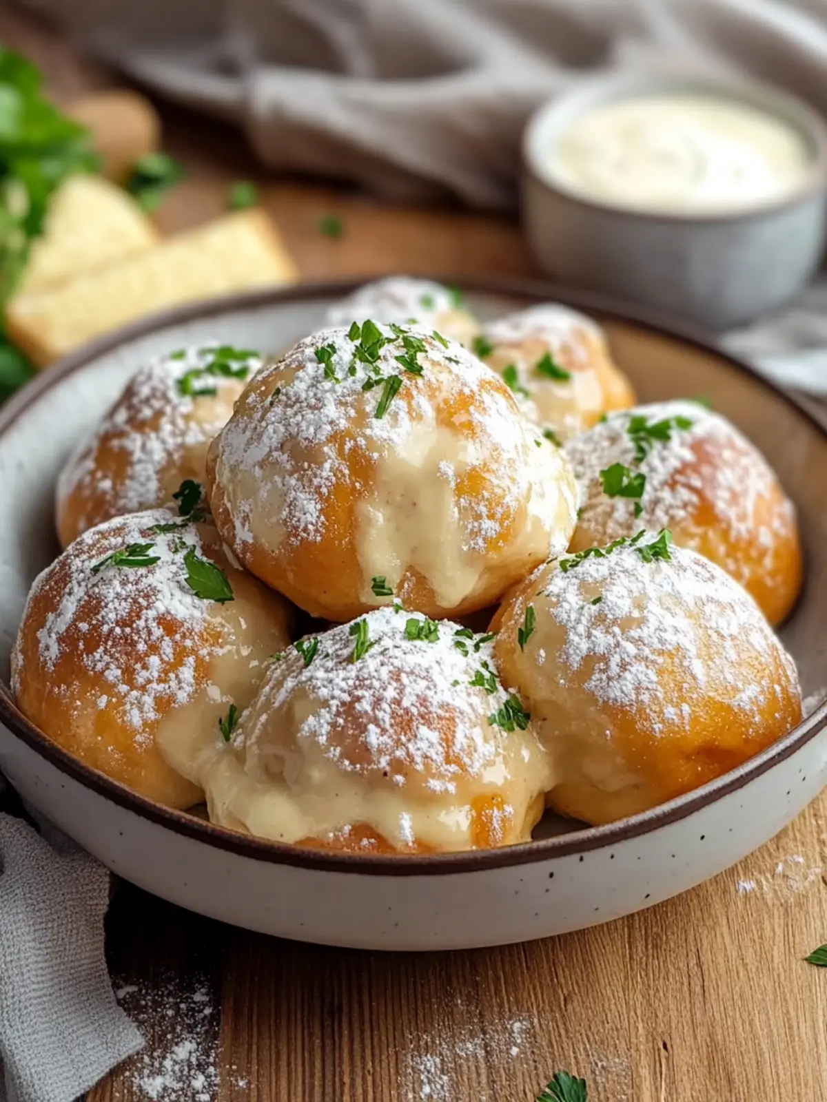 Geniale Brezelknödel mit köstlicher Pilzrahmsoße 3 Brezelknödel