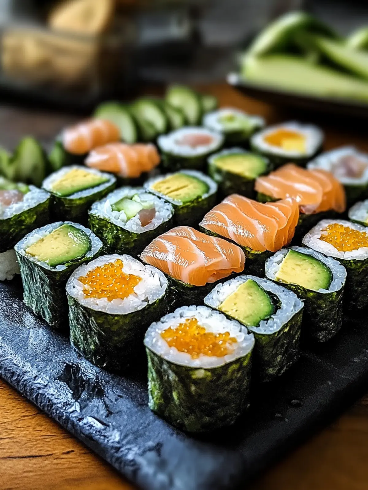 Lecker Spaß Gurken Sushi: Schneller Genuss für Feste und Partys 3 Lecker Spaß Gurken Sushi