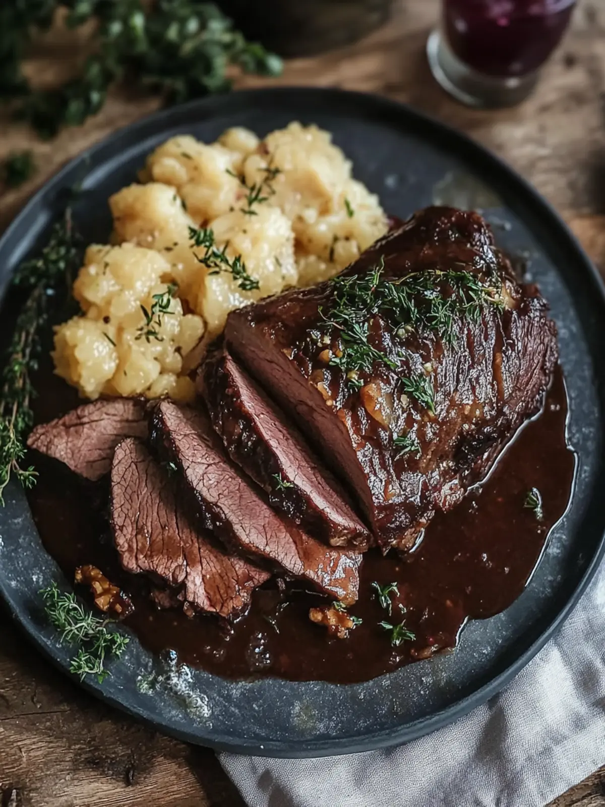 Klassischer Rindersauerbraten Rezept – Herzhaft und Zart genießen 3 Klassischer Rindersauerbraten Rezept