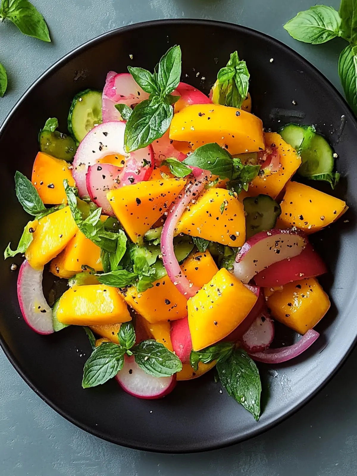Erfrischender Mangosalat