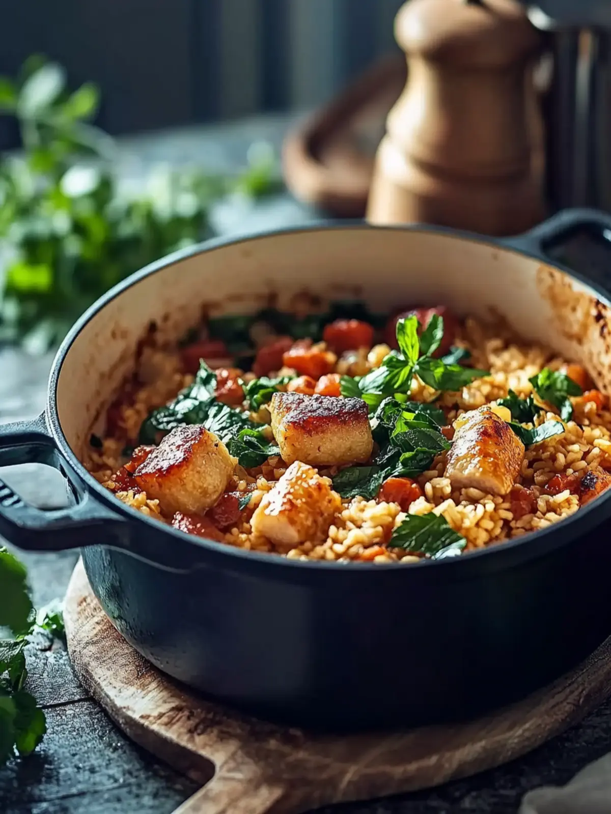 Ein-Topf Hähnchen und Reis: Das perfekte Familiencomfort-Essen 3 Ein-Topf Hähnchen und Reis