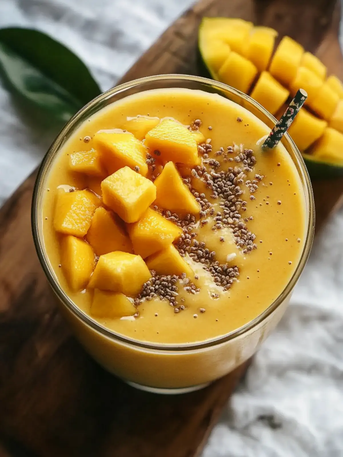 Mango-Ananas-Smoothie-Schüssel für den perfekten Start in den Tag 2 Mango-Ananas-Smoothie-Schüssel