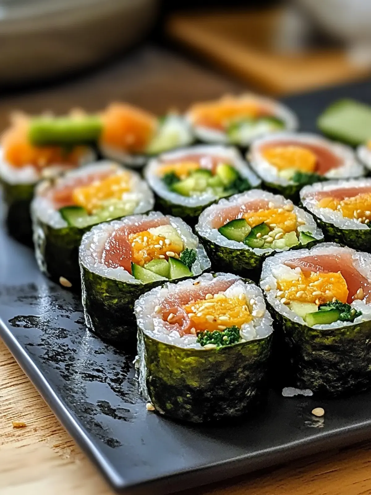 Lecker Spaß Gurken Sushi: Schneller Genuss für Feste und Partys 4 Lecker Spaß Gurken Sushi