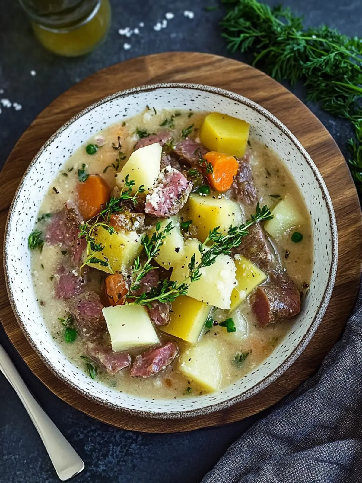 Cremiger Hackfleisch-, Kartoffel- und Kohlrabi-Eintopf für Warmhalte-Fans 4 Cremiger Hackfleisch-, Kartoffel- und Kohlrabi-Eintopf