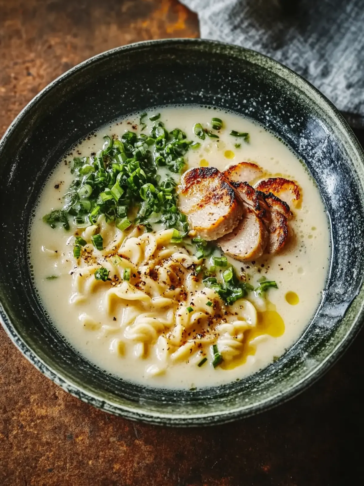 Wärme deinen Abend mit Ingwer Knoblauch Hühnernudelsuppe 3 Ingwer Knoblauch Hühnernudelsuppe
