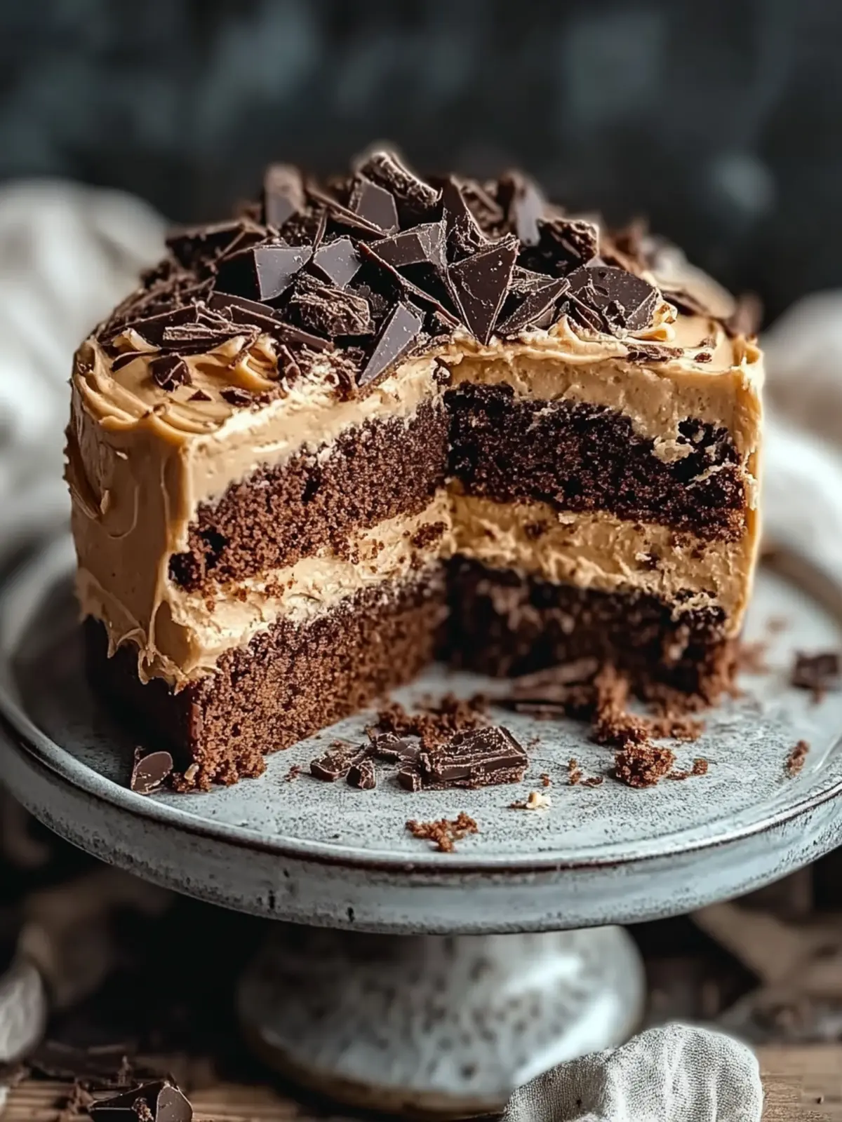 Schoko Karottenkuchen mit Frischkäse Frosting für Genussmomente 3 Schoko Karottenkuchen Frischkäse Frosting