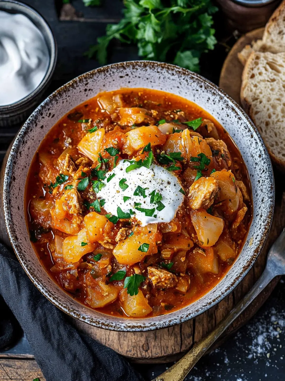 Herzhaftes Szegediner Gulasch mit Sauerkraut und Liebe 4 Szegediner Gulasch