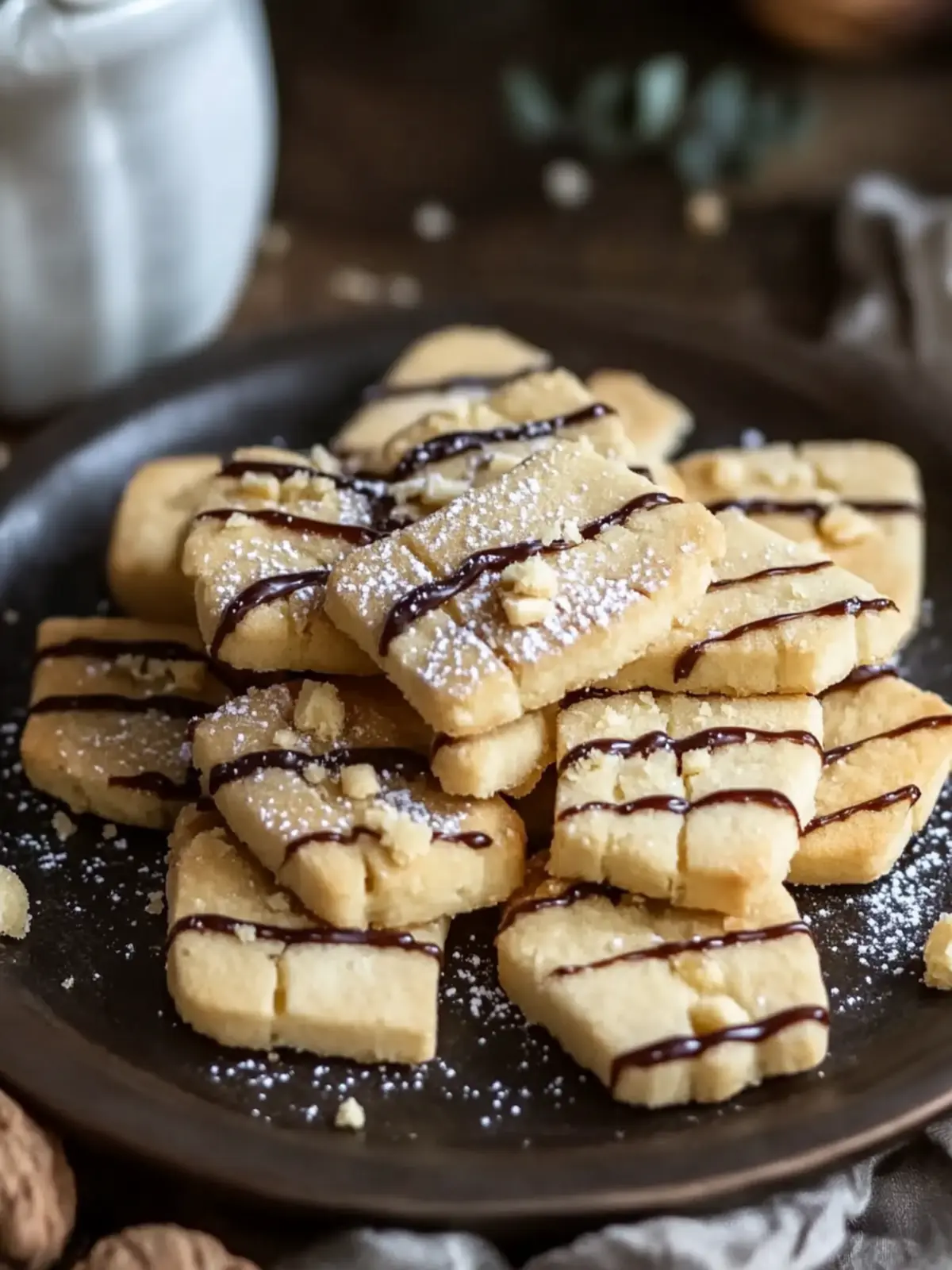 Butterkekse mit Nougat – Festliche Köstlichkeit selbstgemacht 3 Butterkekse mit Nougat