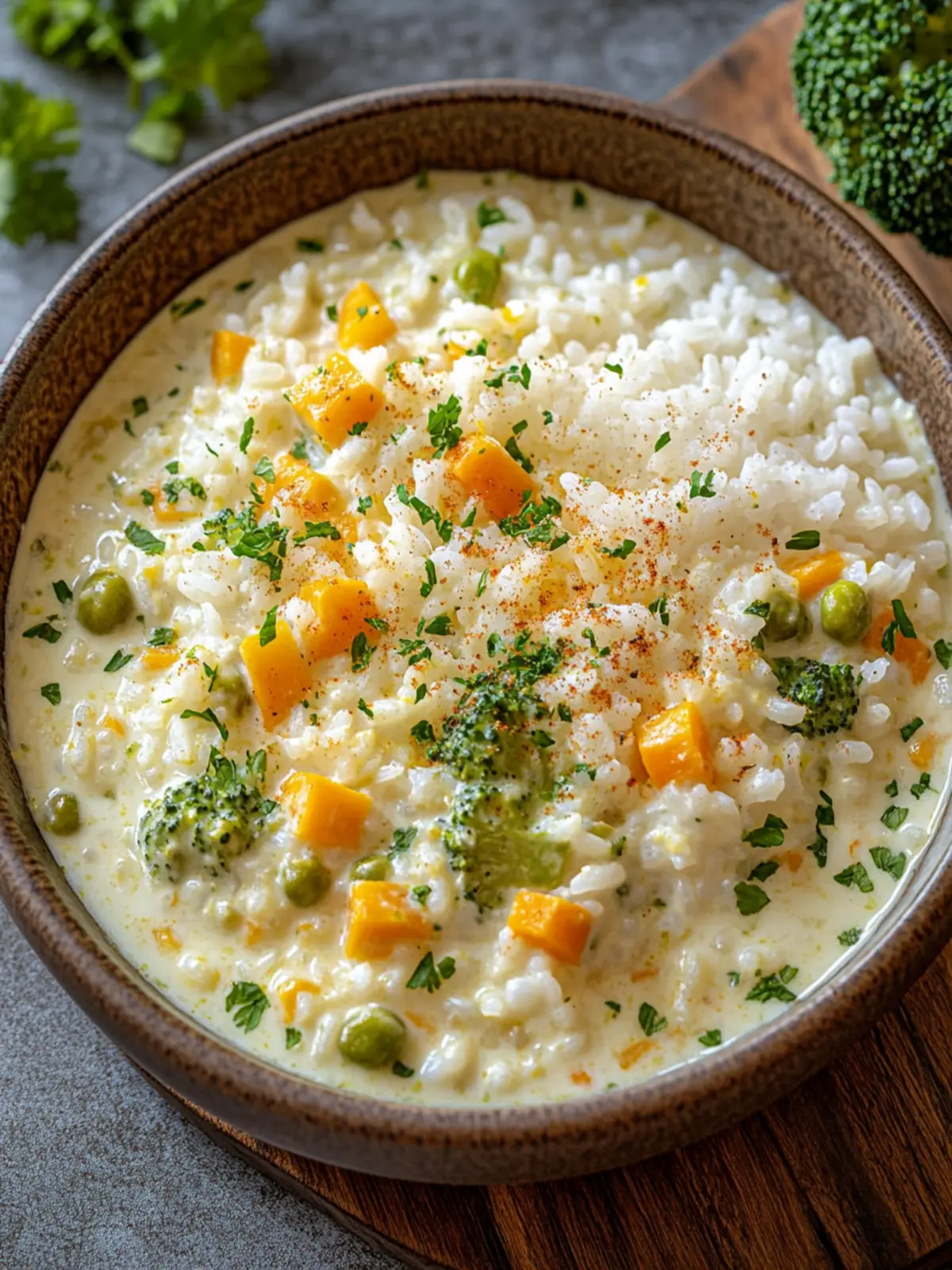 Reis mit Gemüse-Frischkäse-Sauce: Schnelle Wohlfühlküche 5 Reis mit Gemüse-Frischkäse-Sauce