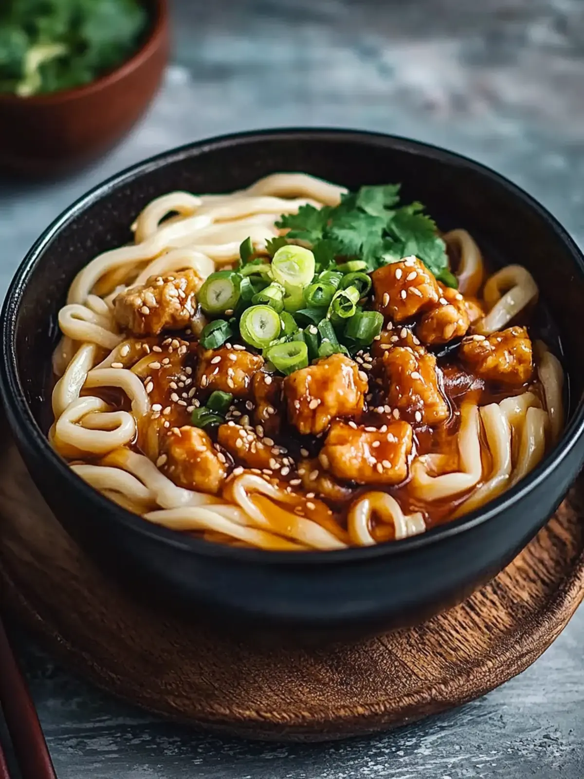 Hähnchen Teriyaki Udon Nudeln – Schnelle Freude für Genusssuchende 3 Hähnchen Teriyaki Udon Nudeln
