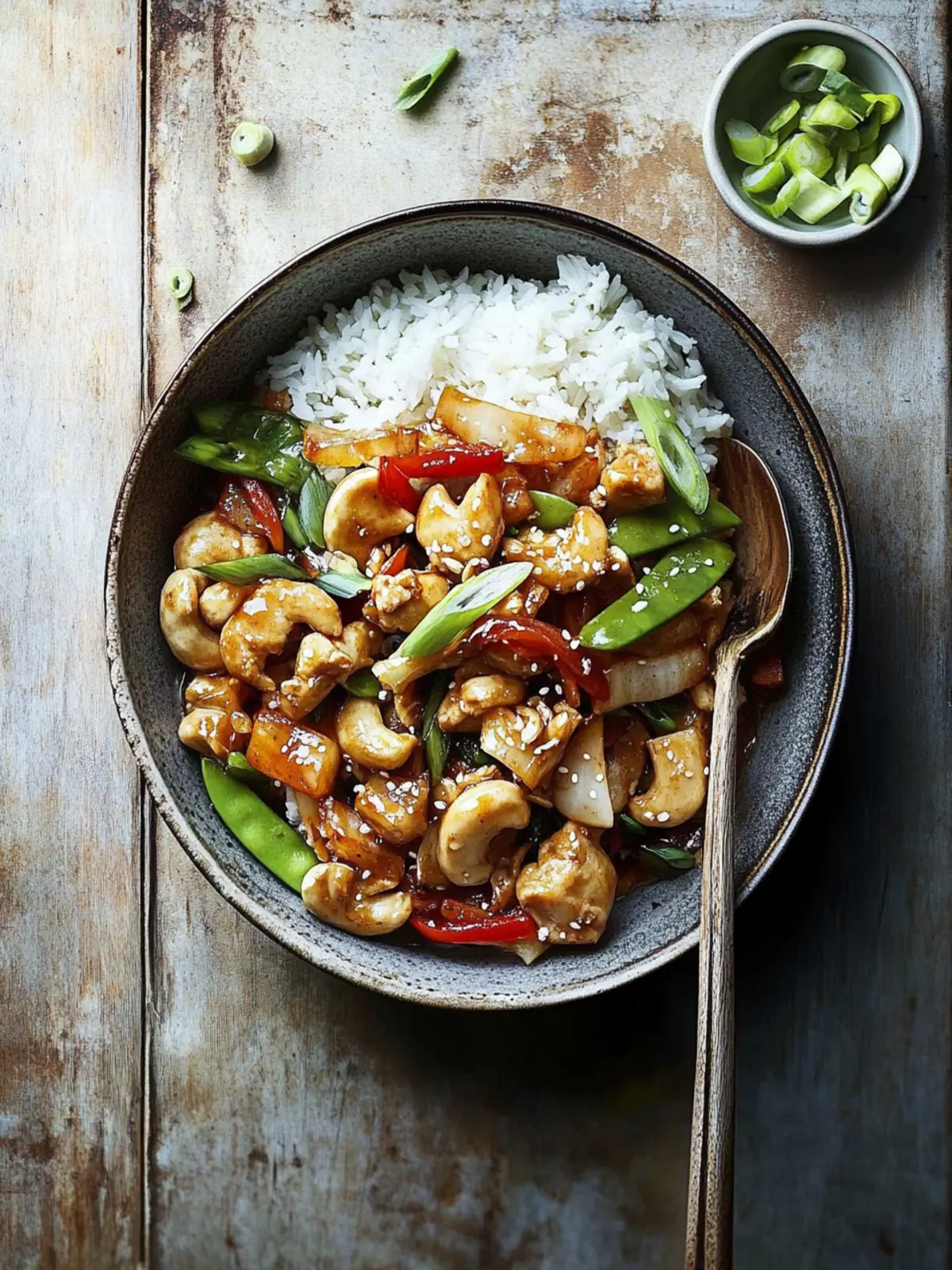 Scharfer Kung Pao Blumenkohl für ein schnelles Dinner! 4 Kung Pao Blumenkohl