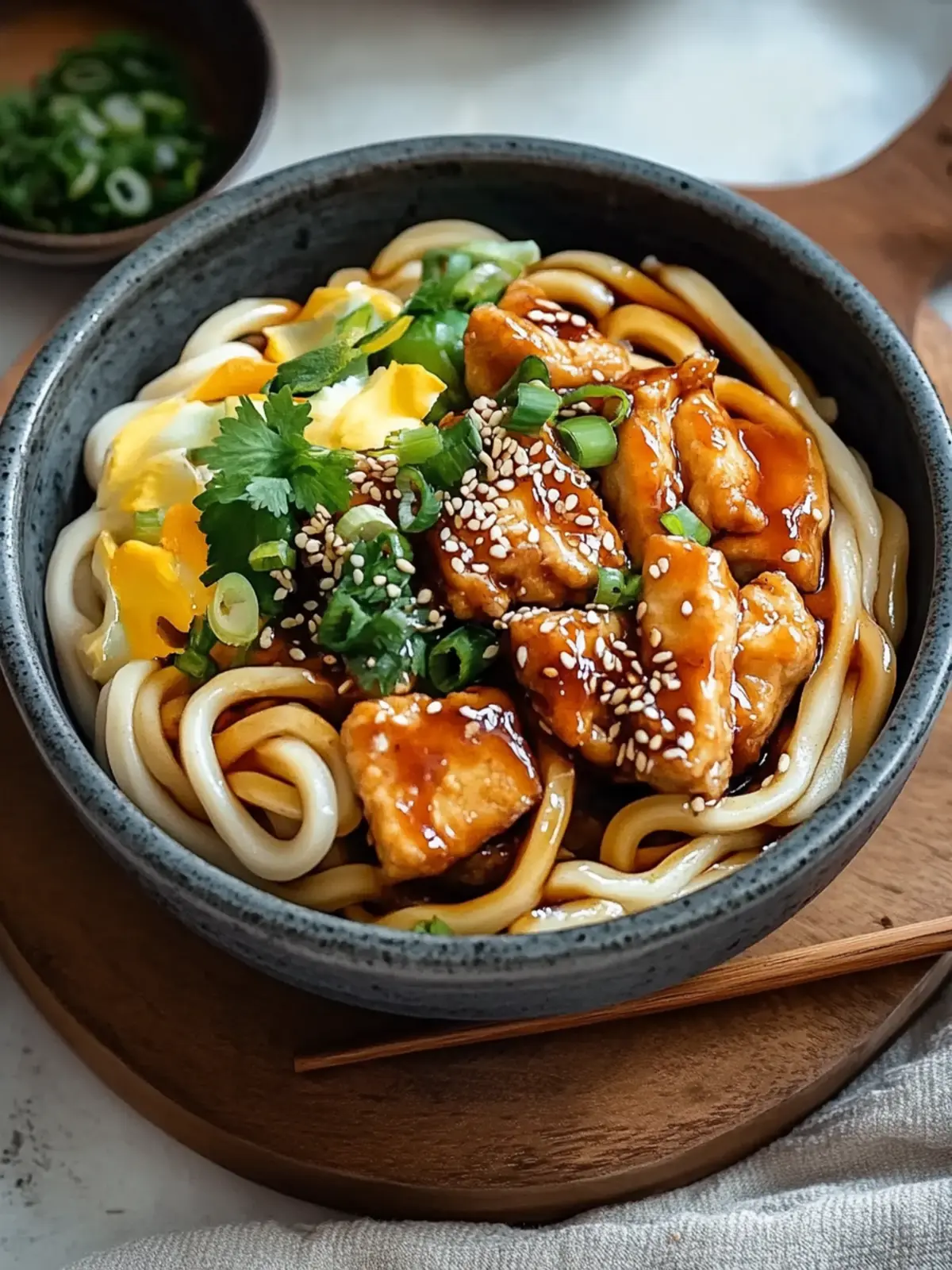 Hähnchen Teriyaki Udon Nudeln – Schnelle Freude für Genusssuchende 2 Hähnchen Teriyaki Udon Nudeln