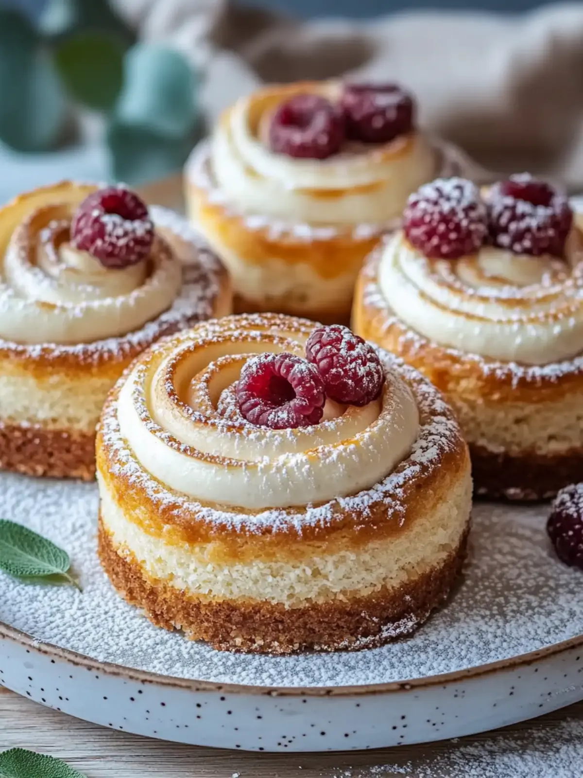Mini-Zimtschnecken-Käsekuchen für süße Genussmomente 5 Mini-Zimtschnecken-Käsekuchen
